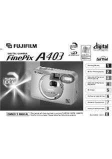 Fujifilm FinePix A403 manual. Camera Instructions.